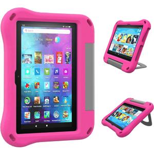 8 inch Tablet Kids Case- Auorld All-New Lightweight Shockproof Case Cover with Handle Stand for 2022 8 inch Tablet,Not for Samsung & Android Tab -Pink