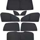 Car Windshield Folding Sunshade Cover Sun Shade Visor Curtain Accessories Compatible with Geely Monjaro Manjaro Xingyue L(Full set-8pcs)