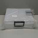 Photo Storage Box 5" x 7", 18 Inner Extra Large Photo Organizer Container, Plastic Craft Storage Box with Handle for Pictures Stickers Stamps Seeds