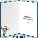 3 x Funny Fathers Day Card Gift for Dad,Youre the GOAT of Dads,Retro Vintage Style Happy Fathers Day Decoration from Son Daughter Kid Wife