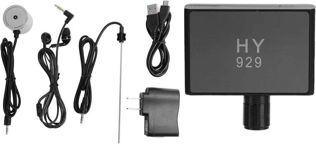 Enhanced Ultra-Sensitive Wall-Penetrating Contact/High-Intensity Acoustic Amplified Water Pipe Leak Monitoring Device/Probe Microphone Amplification System