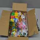 LiYiQ 134 Pcs Building Blocks Party Favors with Reusable Drinking Straws Animal Building Blocks Slap Bracelets Keychains Stamps Stickers and Gift Bags Gamer Birthday Party Supplies (Building)