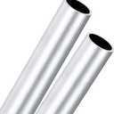 M METERXITY 2-Pack 300mm 6063 Aluminum Round Tube, 29mm ID 35mm OD Seamless Aluminum Tubing for Construction/Machining/DIY Crafting, Metal Straight Pipe [1.14"x1.38"x12"]