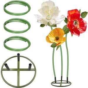 1Pack 19.69Ft Giant Flower Stand Green Flexible Pipe for Decoration Flower Pole Display Stand Large Diameter PVC Pipe Stem Tubing for Crafts Floral Wedding Decor DIY Crafts(Not Included Flowers)