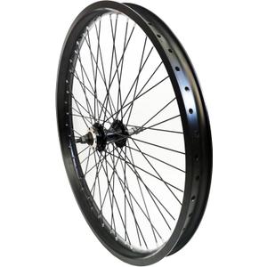 20"/26" x 1.85" Heavy Duty Bicycle Rear Wheel Rim 12 Gauge 48 Spokes, Double Wall Aluminum Alloy Bike Rear Rim 135mm - Disc Brake (Black)