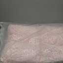 KSIIA Washable Dog Bed Deluxe Plush Dog Crate Beds Comfy Kennel Pad Anti-Slip Pet Sleeping Mat for Large, Jumbo, Medium, Small Dogs Breeds, 29" x 21", Pink