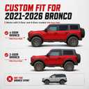 Mabett Side Steps Running Board for 2021-2026 Ford Bronco Accessories