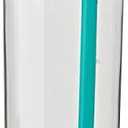 Owala FreeSip Clear Tritan Plastic Water Bottle with Straw, BPA-Free Sports Water Bottle, Great for Travel, 25 Oz, Shy Marshmallow