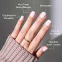 Glamnetic Press On Nails - Sweetie Set | Super Short Pink Fake Nails, Extra Short Salon Quality Milky Nails | 12 Sizes - 30 Nail Kit with Glue