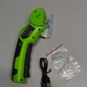 Cordless Electric Scissors Laelr 4V Rechargeable Box Cutter with 2 Blades LED Light Safety Lock Powerful Cardboard Cutting Tool Electric Rotary Cutter for Fabric Cardboard Carpet Leather Felt Plastic