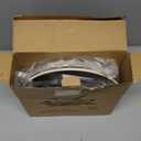 Bird Baths for Outdoors, Detachable Birdbaths for The Garden Clearance, Heavy Duty Freestanding Bird Baths, Bird Bath Bowl Spa & Birdfeeder with Metal Stake Stand (Retro Brown)