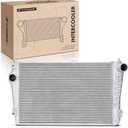 A-Premium Turbocharger Intercooler Compatible with Chevrolet & GMC | Fit for 6.6L Silverado 2500/3500 HD & GMC Sierra 2500/3500 HD, 2017-2019, Charge Air Cooler