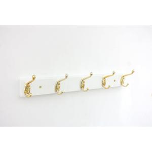 Shankala Wall Mount Coat Rack, Hooks for Wall, Gold
