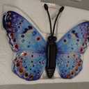 Solar LED Butterfly Outdoor Wall Decor with Sparkling Light-Up Wings - Hanging Solar Lights for Garden, Yard, Patio, Balcony, Living Room, Bedroom