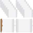 15 Pcs Small Trifold Poster Board Bulk 12 x 20 Inch Portable Trifold Posterboard Project Display Board Science Fair Foldable Presentation Cardboard for Photo Exhibition Meeting School(White)