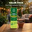 KICKOUTOR Mosquito Repellent Outdoor Patio 120 PCS Citronella Oil Mosquito Incense Sticks Natural Organic Mosquito Barrier Mosquito Repeller for Backyard Travel Camping Indoors Gnat Mosquito Control