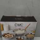 COOK WITH COLOR Stainless Steel Mixing Bowls Set - Nesting Bowls, 6 Pieces, Silver with Non Slip Bottom