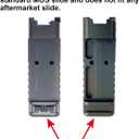 DPP Titanium Adapter Plate Compatible with Glock Gen 3 to Gen 5 17 19 MOS Holosun 407K/507K/EPS Carry/EPS/Romeo Zero