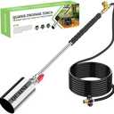 Propane Torch Weed Burner,High Output 2,800,000 BTU with Self Ignition and Flame Control,Heavy Duty Blow Torch with 10FT Hose,Flamethrower for Weeding,Roofing,Melting Ice Snow,Road Paint Removing
