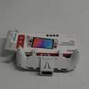 OIVO Switch Grip with Upgraded Adjustable Stand, Asymmetrical Grip with Adjustable Stand and 5 Game Slots-4 Thumb Caps Included-White (Switch Grip-White)