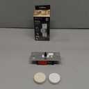 GE 3-Way Rotating Dimmer Switch, Push On/Off, Use with Dimmable LED, CFL, and Incandescent Bulbs, Includes Two Knob Colors, UL Listed, White/Light Almond, 18020