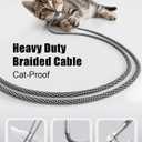 60W USB C to USB C Cable 10FT,180°Rotation Long USB C Cable Fast Charging, Nylon Braided Type C Charger Cord for iPhone 17/16/15,MacBook,iPad,Samsung ﻿