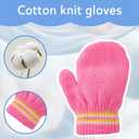 Pistha 6 Pairs Kids Toddlers Gloves Mittens Bulk Magic Warm Knitted Winter Gloves for Kids Boy Girls Cold Weather, 1-3 Years, Multicolor