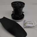 Small Ceiling Fan with Light - 35 Inch Flush Mount Ceiling Fans with Lights and Remote, Low Profile Ceiling Fan with 3 Reversible Blades, 6 Wind Speeds, Black Ceiling Fans for Bedroom Kitchen