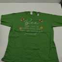 Bee Happy Kind Brave Humble Smart Positive Bumblebee Womens T-Shirt Color/Grass Green, Large 