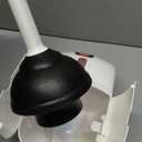 OXO Good Grips Toilet Plunger with Cover, White