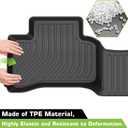 Floor Mats for Mercedes Benz GLC 250/300/350e 2016-2022 (Not for Coupe), Heavy Duty TPE Waterproof Non-Slip All Weather Protection Custom, Floor Mats & Cargo Liner