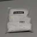 Liloak Womens Athletic Shorts with Mesh Waist 2 in 1 Running Activewear Mid Rise Gym Shorts Pack (Medium, 3 White)