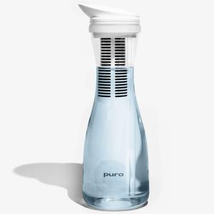 Puro Glass Water Filter Pitcher - Clean Water in Seconds - 1.3L Volume - Filter Removes Lead, Odors, Chlorine