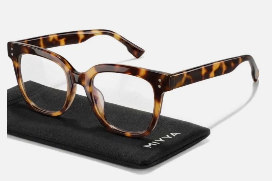 miyya Blue Light Glasses for Women & Men – Oversized UV & Blue Light Blocker Chunky Frames, Stylish Eyewear Accessories