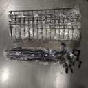 Delamu Over the Door Pantry Organizer, 6-Tier Metal Pantry Door Organization and Storage, Hanging Kitchen Basket Spice Rack Seasoning Shelves, Cabinet Door Organizer for Easy Install,D5xW18xH50inch