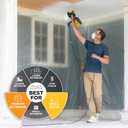 Wagner Spraytech FLEXiO 1500 HVLP Paint & Stain Sprayer, iSpray Nozzle