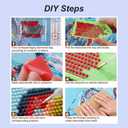 hill froeistung Dog Diamond Painting Kits for Adults,Vase Diamond Art for Beginners, 5D DIY Full Drill Round Gem Art Craft Home Wall Decor Gift 12x12 inch,Animal (HF-A188)