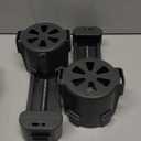 2-Pack Cup Holders for Above Ground Pool | Drink Holder for Square Top Pools | Dark Grey | Must-Have Pool Accessories | Use for Boat, Deck, Balcony | Holds Many Sizes (Charcoal)