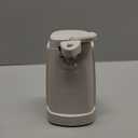 bella Electric Can Opener and Knife Sharpener, Removable Cutting Lever, Cord Storage, Stainless Steel Blade, Oatmilk