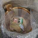 Sauna Bucket and Ladle Set - Handmade from Canadian Red Cedar Wood - Natural Rope Handle - 1 Gallon (4 Liters) Water Capacity