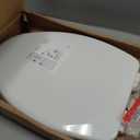 Mayfair Linden Slow Close Toilet Seat, Non Slip Heavy Duty Wood, Easy Install, Elongated, White