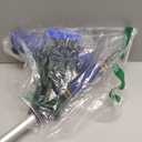 34" Extendable Ice Scrapers for Car Windshield 2in1 Snow Brush for Car Snow Scraper for Car Snow Scraper and Drush with Ergonomic Foam Grip for Cars, Trucks, SUVs with 360° Pivoting Brush Head Blue