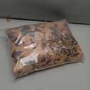 NICETOWN Linen Blend Semi-Sheer Curtains with Ink Peony Print on Earth Brown, Back Tab & Rod Pocket Window Treatments for Living Room, Farmhouse, Autumn Botanical Floral Drapes, W52 x L90 In, 2 Panels