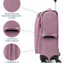 Travelpro Maxlite 5 Softside Expandable Luggage with 4 Spinner Wheels, Lightweight Suitcase, Men and Women, International, Orchid Pink Purple, Carry-on 19-Inch