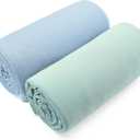 Newborn Photography Props Baby Photo Props Wrap Blanket for Baby Boys Girls(Sage&Blue)