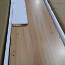 IOTXY Oak Bedside Table Bookshelf - 71" Tall Free Standing Wooden Open Shelf Bookcase with Drawers and 4-Shelves for Bedroom, Bed Side End Table, Nightstand