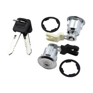 Door Lock Cylinder & Key Compatible with Ford E150 E250 E350 E450 E550 F150 F250 F350 Explorer Ranger Mazda B2300 B2500 B3000 B4000 Truck Mercury Mountaineer Replace XL2Z7821990AC F87Z7821990BA