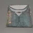 BETTE BOUTIK Womens Short Sleeve Tunics V Neck Button Down Shirts Blouse Tops Pullover, Medium