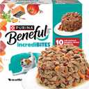 Beneful Purina Small Breed Wet Dog Food Variety Pack, IncrediBites With Real Beef, Chicken and Salmon - (Pack of 30) 3 Oz. Cans (EXP 09/01/27)