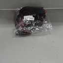 Vampire Costume Set for Girls Halloween Dress Up with Vampires Props (Fangs, Wand, Choker) 3-12 Years (4-5 Years, Black & Red)